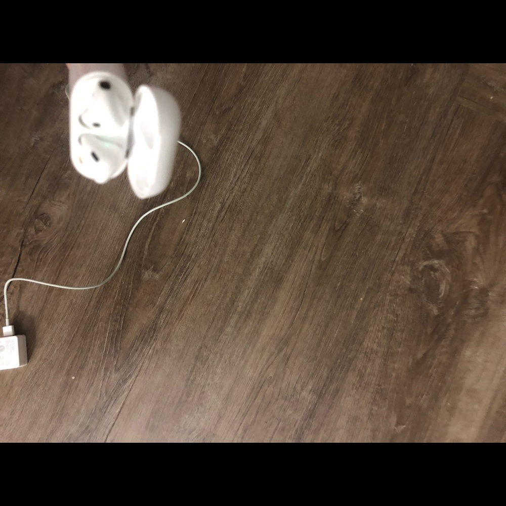Apple air pods with charging case